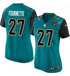 Womens Nike Jacksonville Jaguars 27 Leonard Fournette Game Teal Green Team Color NFL Jersey