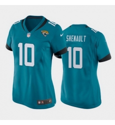 women laviska shenault jacksonville jaguars teal game jersey 