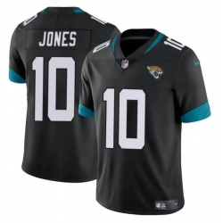 Youth Jacksonville Jaguars 10 Mac Jones Black Vapor Untouchable Limited Stitched Jersey