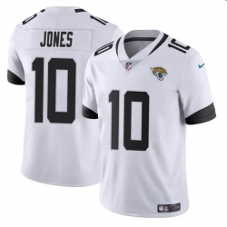 Youth Jacksonville Jaguars 10 Mac Jones White Vapor Untouchable Limited Stitched Jersey