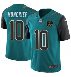 Youth Nike Donte Moncrief Jacksonville Jaguars Limited Teal Vapor Untouchable Team Color Jersey