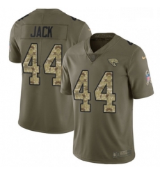 Youth Nike Jacksonville Jaguars 44 Myles Jack Limited OliveCamo 2017 Salute to Service NFL Jersey