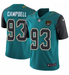 Youth Nike Jacksonville Jaguars 93 Calais Campbell Teal Green Team Color Vapor Untouchable Limited Player NFL Jersey