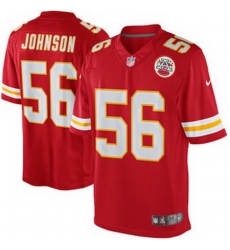 Derrick Johnson Kansas City Chiefs Nike Team Color Limited Jersey Red