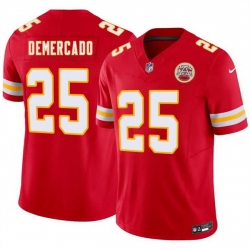 Men Kansas City Chiefs  25 Emari Demercado Red 2026 F U S E  Vapor Untouchable Limited Stitched Football Jersey