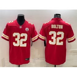 Men Kansas City Chiefs 32 Nick Bolton Red Vapor Untouchable Limited Stitched Football Jersey