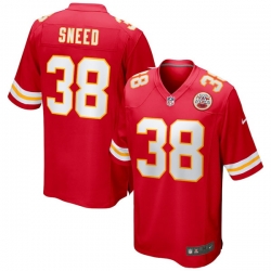 Men Kansas City Chiefs 38 L 27Jarius Sneed Red Stitched Game Jersey