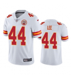 Men Kansas City Chiefs 44 Elijah Lee White Vapor Untouchable Limited Stitched Football Jersey