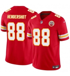 Men  Kansas City Chiefs 88 Peyton Hendershot Red 2024 F U S E Vapor Untouchable Limited Stitched Football Jersey