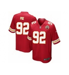 Nike Kansas City Chiefs 92 Dontari Poe Red Game NFL Jersey