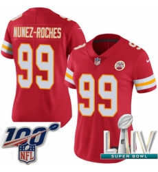 2020 Super Bowl LIV Women Nike Kansas City Chiefs #99 Rakeem Nunez-Roches Red Team Color Vapor Untouchable Limited Player NFL Jersey