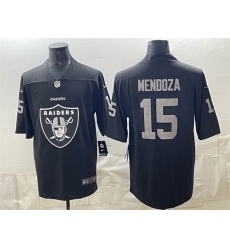 Men Las Vegas Raiders 15 Fernando Mendoza Black Team Big Logo Vapor Untouchable Limited Stitched Football Jersey Men Las Vegas Raiders 15 Fernando Mendoza Black Team Big Logo Vapor Untouchable Limited Stitched Football Jersey