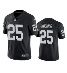 Men Las Vegas Raiders 25 Trevon Moehrig Black Vapor Limited Nike Jersey