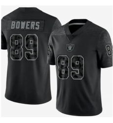 Men Las Vegas Raiders 89 Brock Bowers Black Fashion Vapor Stitched Football Jersey