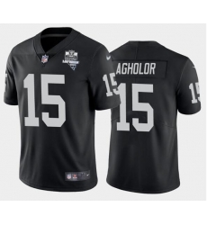 Men's Oakland Raiders Black #15 Nelson Agholor 2020 Inaugural Season Vapor Limited Stitched NFL Jersey