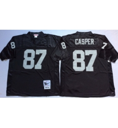 Mitchell And Ness Raiders #87 casper balck Throwback Stitched NFL Jersey