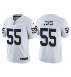 Youth Las Vegas Raiders 55 Chandler Jones White Vapor Untouchable Limited Stitched NFL Jersey