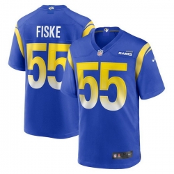 Men Los Angeles Rams 55 Braden fiske Blue vapor untouchable limited Jersey