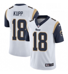 Men Nike Los Angeles Rams 18 Cooper Kupp White Vapor Untouchable Limited Player NFL Jersey