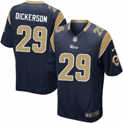 Men Nike Los Angeles Rams 29 Eric Dickerson Game Navy Blue Team Color NFL Jersey