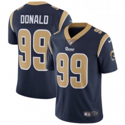 Men Nike Los Angeles Rams 99 Aaron Donald Navy Blue Team Color Vapor Untouchable Limited Player NFL Jersey