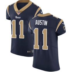 Nike Rams #11 Tavon Austin Navy Blue Team Color Mens Stitched NFL Vapor Untouchable Elite Jersey