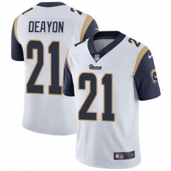 Nike Rams 21 Donte Deayon White Men Stitched NFL Vapor Untouchable Limited Jersey