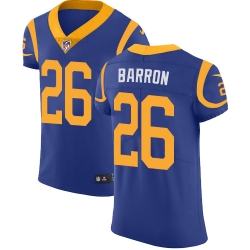 Nike Rams #26 Mark Barron Royal Blue Alternate Mens Stitched NFL Vapor Untouchable Elite Jersey