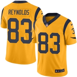 Nike Rams #83 Josh Reynolds Gold Men Stitched NFL Limited Rush Jersey