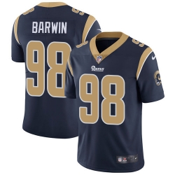 Nike Rams #98 Connor Barwin Navy Blue Team Color Mens Stitched NFL Vapor Untouchable Limited Jersey