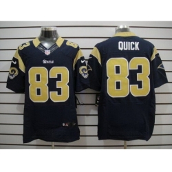 Nike St. Louis Rams 83 Brian Quick Blue Elite NFL Jersey