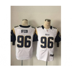 nike nfl jerseys st. louis rams 96 ifedi white[Elite][ifedi]