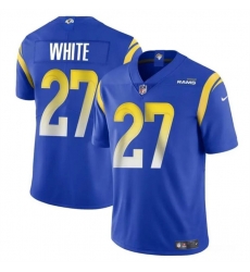 Youth Los Angeles Rams 27 Tre'Davious White Blue Vapor Untouchable Stitched Football Jersey