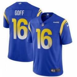 Youth Nike Los Angeles Rams 16 Jared Goff Royal 2020 New Vapor Untouchable Limited Jersey