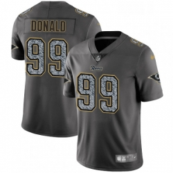 Youth Nike Los Angeles Rams 99 Aaron Donald Gray Static Vapor Untouchable Limited NFL Jersey