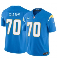 Men Los Angeles Chargers 70 Rashawn Slater Blue 2026 F U S E 2 Star C Patch Vapor Limited Stitched Football Jersey Men Los Angeles Chargers 70 Rashawn Slater Blue 2026 F U S E 2 Star C Patch Vapor Limited Stitched Football Jersey