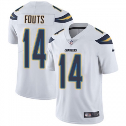 Nike Chargers #14 Dan Fouts White Mens Stitched NFL Vapor Untouchable Limited Jersey