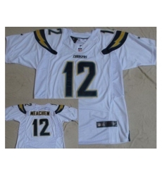 Nike San Diego Chargers 12 Robert Meachem White Elite New NFL Jersey