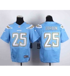 nike nfl jerseys san diego chargers 25 goroon lt.blue[Elite]