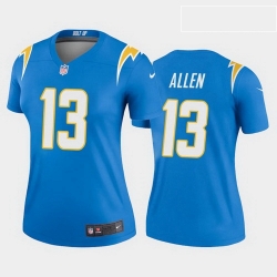 Women Nike Los Angeles 13 Chargers Keenan Allen Light Blue Vapor Limited Jersey