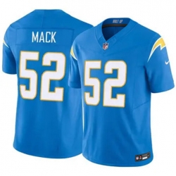 Youth Los Angeles Chargers 52 Khalil Mack Light Blue Vapor Limited Stitched Football Jersey