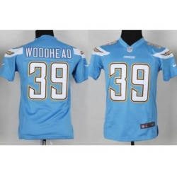 Youth Nike San Diego Chargers 39 Danny Woodhead Light Blue NFL Jerseys