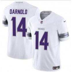 Men Nike Minnesota Vikings Sam Darnold #14 Winter Warriors Stitched NFL Jersey