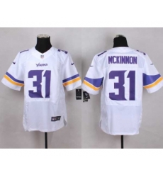 nike nfl jerseys minnesota vikings 31 mckinnon white[Elite][mckinnon]