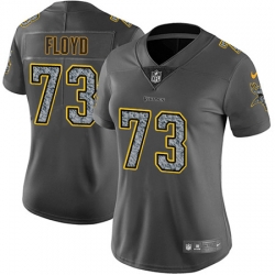 Nike Vikings #73 Sharrif Floyd Gray Static Womens NFL Vapor Untouchable Game Jersey