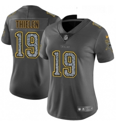 Womens Nike Minnesota Vikings 19 Adam Thielen Gray Static Vapor Untouchable Limited NFL Jersey