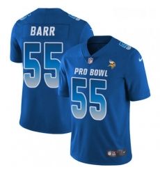 Womens Nike Minnesota Vikings 55 Anthony Barr Limited Royal Blue 2018 Pro Bowl NFL Jersey