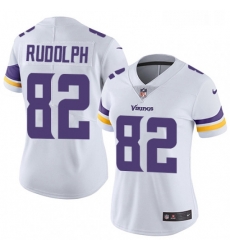 Womens Nike Minnesota Vikings 82 Kyle Rudolph White Vapor Untouchable Limited Player NFL Jersey