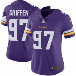 Womens Nike Minnesota Vikings 97 Everson Griffen Purple Team Color Vapor Untouchable Limited Player NFL Jersey