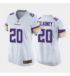 women jeff gladney minnesota vikings white game jersey 